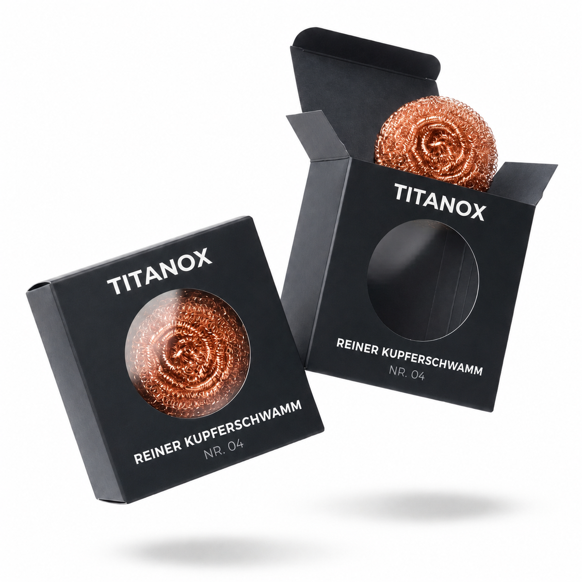 2 Kupferschwämme aus reinem Kupfer — TITANOX®