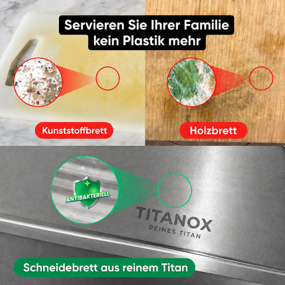 Schneidebrett aus 100 % reinem Titan — TITANOX®