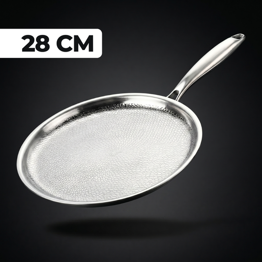 Crêpe-Pfanne aus 100 % reinem Titan (28 cm) — TITANOX®
