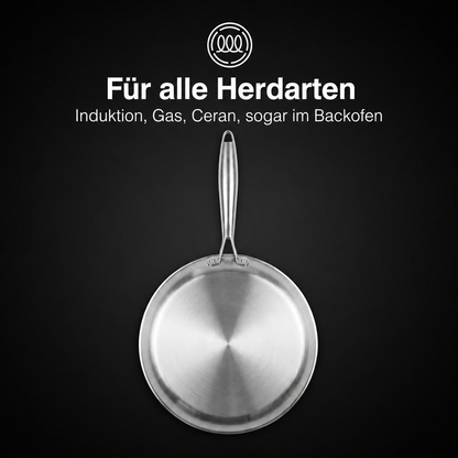 Crêpe-Pfanne aus 100 % reinem Titan (28 cm) — TITANOX®
